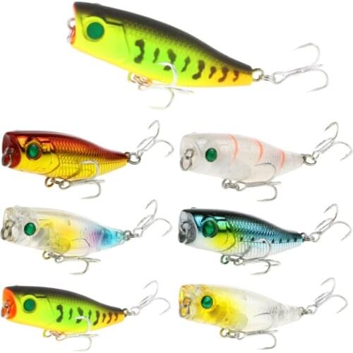 Mini Popper Fishing Lure 4.2cm 3.5g Topwater Artificial Hard Bait Floating Poper Bait Crankbait Fish Lure