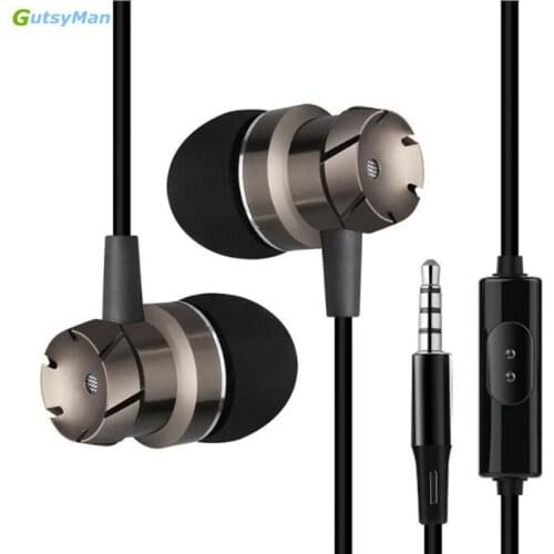 GutsyMan GM10 New Stereo 3.5mm Jack gear Earphone Headset For XiaoMI M2 M5 Samsung iPhone 5 6 7 MP3 MP4 With Remote And MIC