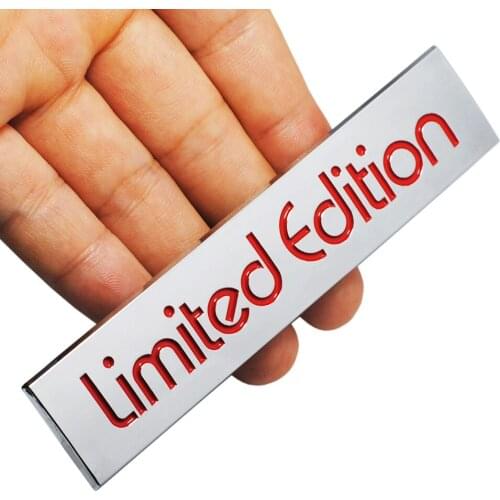 Limited Edition TSI Fender Tail Emblem Car Sticker Badge for VW Touareg Golf 4 5 3 POLO CC Panel Passat B5 B6 B7