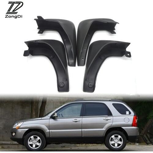 ZD Car Front Rear Mudguards For 2004 2005 2006 2007 2008 2009 2010 KIA Sportage W/O Cladding Accessories Mudflap Styling Fenders