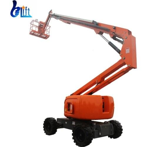 Ce ISO 10~56m Self-Propelled Telescopic Articulating Used Boom Lift