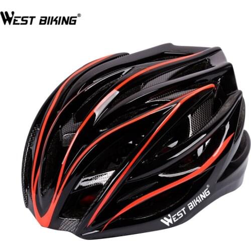 WEST BIKING Cycling Integrally-molded Helmet Bike Bicycle Road Mountain Breathable Casco Ciclismo 54-62cm One Size Safety Helmet
