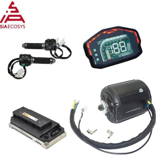 SiAECOSYS Liquid Cooled 138 4000W 90H 7500W Max continuous 72V 110KPH Mid drive Motor conversion with Better temperature resista