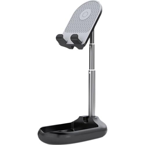 Mobile Phone Holder Foldable Desktop Holder Adjustable Height and Angle for 4-11 Inch Smartphones and Tablets