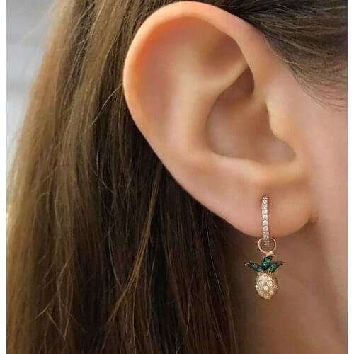 STELA FASHION PINEAPPLE EARRINGS