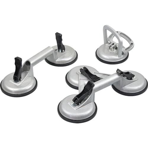 Vacuum Suction Cup Glass Lifter Powerful Glass Tile Carrier Gripper Sucker Plate for Glass Tiles Mirror Granite Lifting Tool