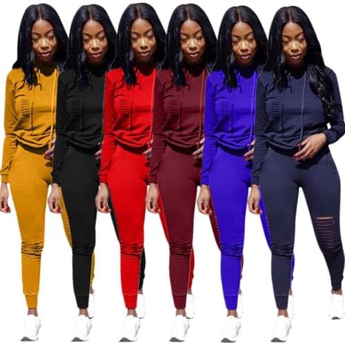 Womens solid color sportswear two-piece gym workout clothes pants