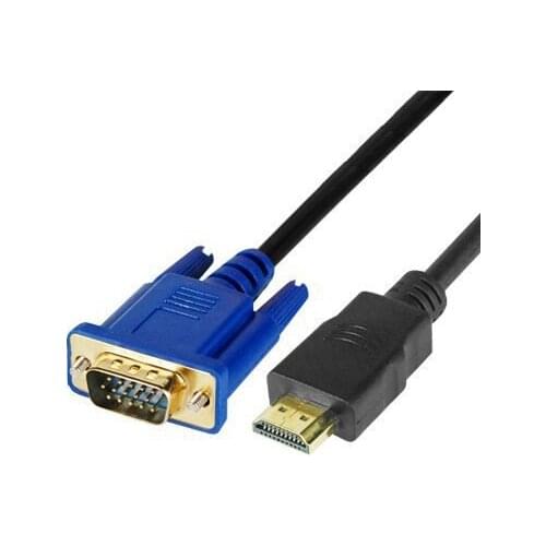 1.8M HDMI Male to SVGA VGA M Converter A/V Cable Lead 500pcs/lot free shipping