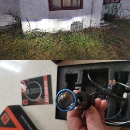 2PCS/Set H4 9003 Hi/Lo Beam LED Mini Projector Lens Car Styling Headlight Bulbs Automobile Auto Lamp Light 6000K 12000LM