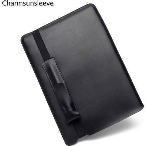 Charmsunsleeve,For Lenovo Yoga C640 13.3" Case,Microfiber Leather Cover Laptop Sleeve Bag With Pen Case