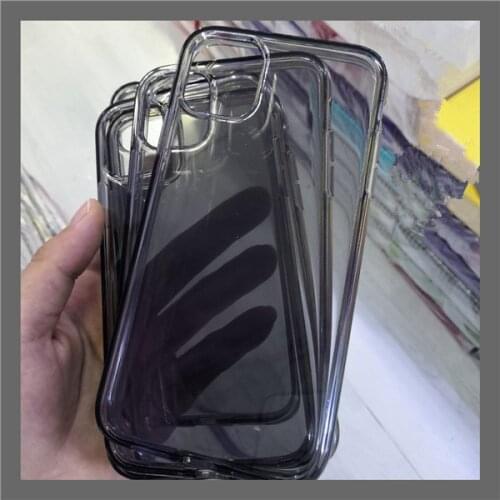 Luxury Black Shockproof Silicone TPU Phone Case For iphone 12 Pro 11 Pro Max Xs XR SE 7 8 Plus Clear Protect Cover Capa For Men