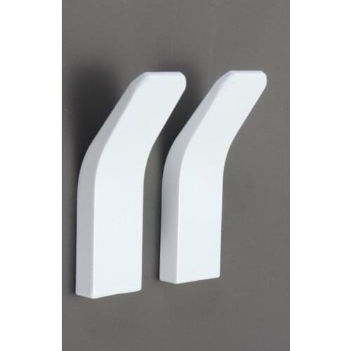 Black/Gold/White Aluminum Self Adhesive Hooks Coats Towels Bath Robes Bag Hanger Hooks Kitchen Bathroom Organizer Holder