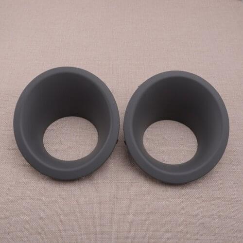 2pcs Left & Right Car Front Bumper Foglight Fog Lamp Bezel Cover Fit For Land Rover LR4 2010 2011 2012 2013 2014