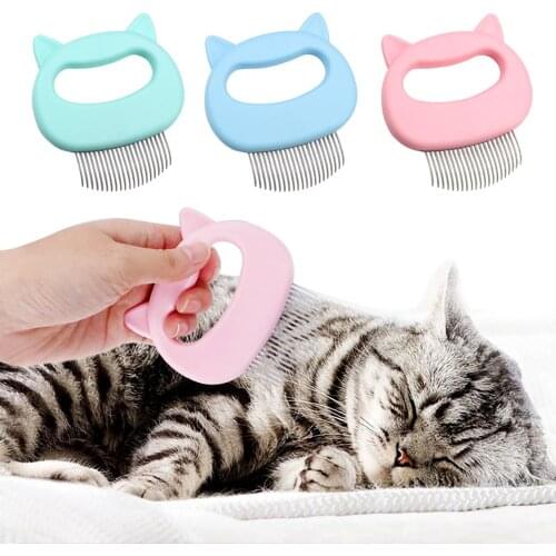 Pet Massage Comb For Cats Shell Shaped Dog Grooming Accessories Hair Remover Brush To Remove Loose Hairs Pet Cleaning Supplies