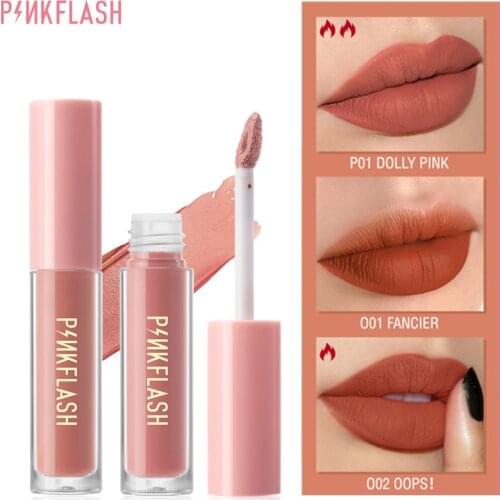 Matte Non-stick Lip Gloss ALL DAY MATTE And MOIST LIPSTICK High Color Rendering Vitamin E Moisturising Lipgloss Makeup TSLM2