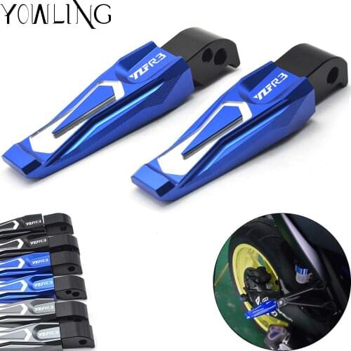 Motorcycle Accessories For YAMAHA YZF-R3 YZFR3 YZF R3 Motorcycle CNC Folding Foot Pegs Rests foot pegs motorbike footrest pegs