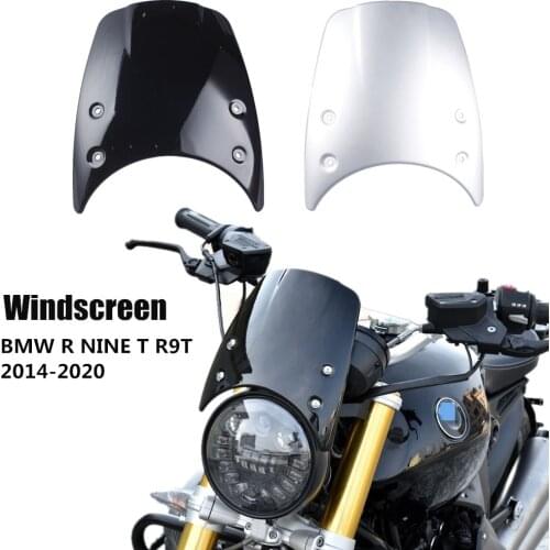 For BMW R Nine T RNineT R9T Scrambler 14 15 16 2017 2018 2019 2020 Motorcycle Windshield Windscreen Headlight Fairing Deflector