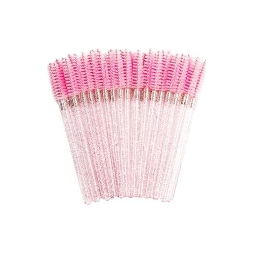 Disposable Crystal Eyelash Brush Comb 500Pcs/pack Eye Lashes Extension Mascara Wands Makeup Professional Beauty Tool