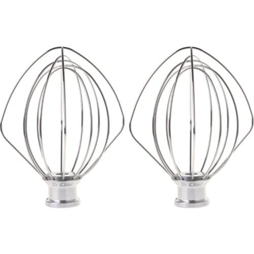 Stainless Steel Wire Whip Electric Mixer Attachment for KitchenAid K45WW 4.5QT Suitable for K45WW Accessories