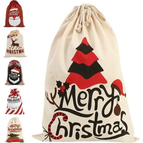 Christmas Bags Xmas Presents Christmas Gift Bags Lot Santa Claus Bag Candy Bag Christmas Decorations 2019 New Year Presents