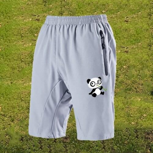 Men Fitness Shorts Summer New Panda & Cat Graphic Comfortable Fitness Bodybuilding Sweatshorts Basketball Training Shorts