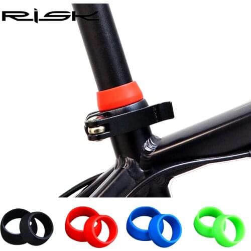 RISK Silicone Cover Bike Seat Post Ring Waterproof Dust Seatpost Protective Case Universal Mountain MTB Road Bike Accessories
