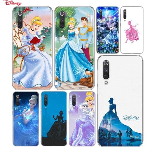 Silicone Cover Disney Cinderella Princess For Xiaomi Mi Note 11 11i 10i 10T 10 9 9T SE 8 Lite Pro Ultra Phone Case