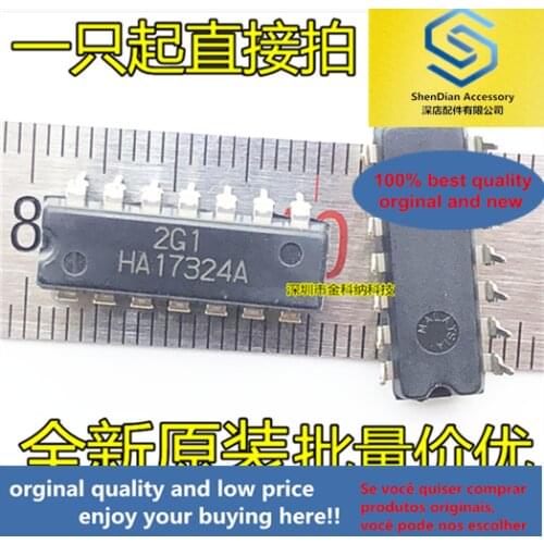 10pcs only orginal new HA17324A operational amplifier integrated block welding machine chip straight plug DIP14
