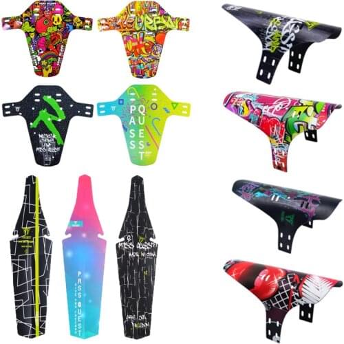 Pass Quest Bike Fenders Front Fork or Rear Saddle Tail Fender Mud Guards MTB Mudguard Enduro Mud Guard Ass Savers Mudguards, 1pc