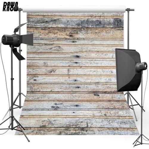 DAWNKNOW Plank Floor Vinyl Photography Background For Baby New Fabric Polyester Backdrop For Wedding Photo Studio Floor709
