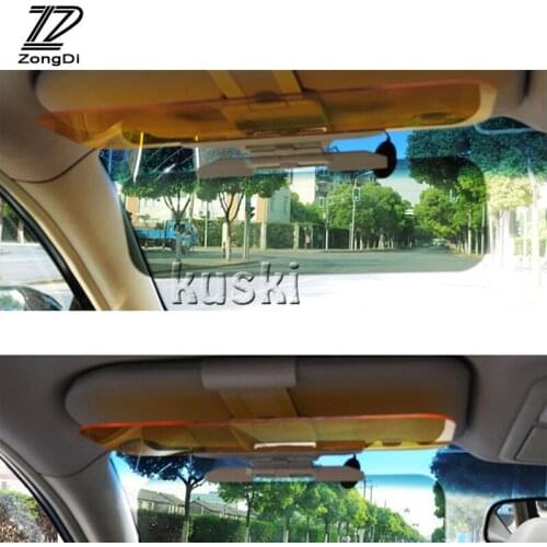 ZD For Ford Focus 2 3 Fiesta Mondeo Ranger Kuga Seat Leon Ibiza Lexus Car Accessorise Sun Visor Anti-Glare Goggle Protect Eyes