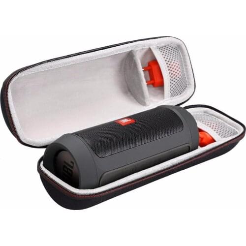 Hard Carrying Case for JBL Charge 2 & Charge 2 + Plus Portable Waterproof Wireless Bluetooth Speaker. Fits USB Cable and Charger