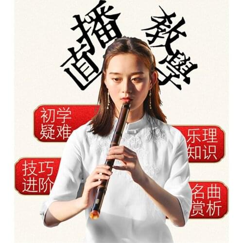 Dong xiao musical instrument purple bamboo short xiao beginner ancient style 8 holes G F key portable short xiao flute 1pc