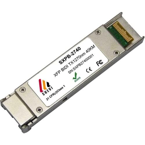 10GBIDI Tx1270/Rx1330 40km reach BIDI XFP with LC connector