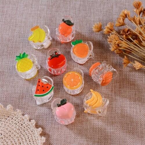 2PC 2019 NEW Han Edition Chic Style Fairy Hair Claws Trumpet Fruit Hair Bang Hair Claws Children Hair Accessories Head Wear