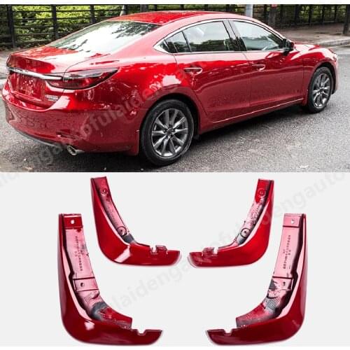 4pcs For Mazda 6 Atenza 2019-2020 New Painted Mud Flaps Splash Guards Fender Mudguard External Decoration Car Styling