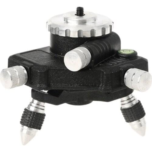 Level Adapter 360 Degree Adjustable Rotation Tripod Bracket Pedestal for 1/4 Inch Interface Level Turning Pivoting Base