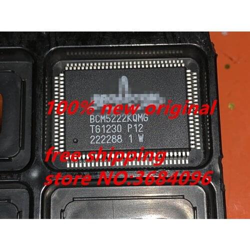 BCM5222KQMG QFP 5PCS-100PCS/LOT 100% NEW original STOCK freeshipping