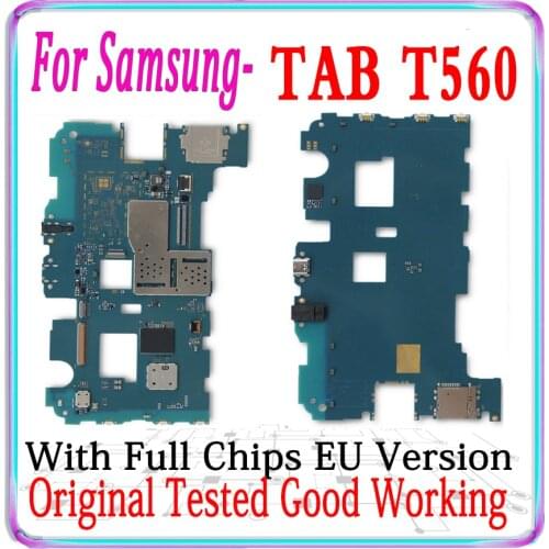 Free Shipping For Samsung Galaxy Tab E 9.6 T560 Motherboard logic board SM-T560 Full chips With Android System Eu Version Plate