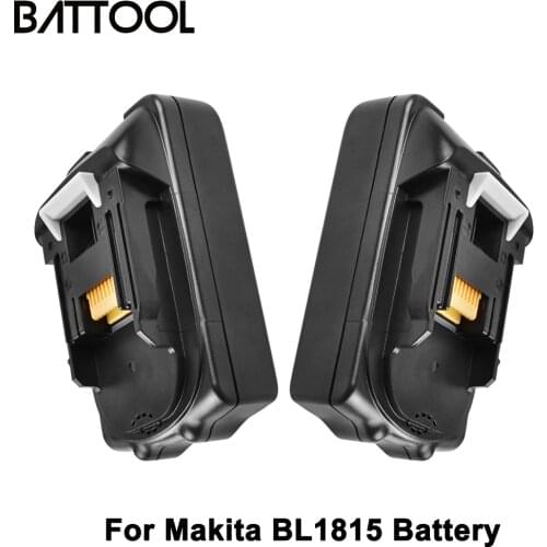 Bonadget 2Piece Replacement 18V 3000mah Li-ion Battery For Makita BL1815 BL 1820BL 1830BL 1815BL 1815N BL1820 Tools Battery