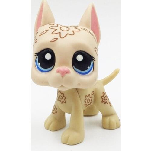 Lps Pet Shop Anime Figure Toys Free Shipping Shorthair Cocker Spaniel Great Dane Tiger Action Figure toys for children Best Gift