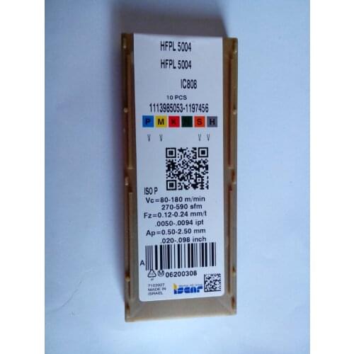 10PCS CARBIDE INSERT HFPL 5004 IC808