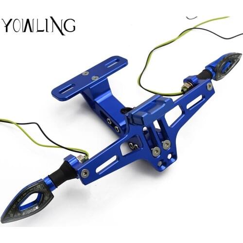 Motorcycle License Plate Bracket Licence Plate Holder Frame Number Plate For HONDA GROM CBR 600 F2,F3,F4,F4i CBR900RR CBR929RR