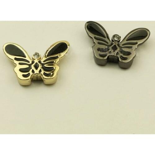 1pcs Metal Butterfly Edging Buckle Bag Corner Screws Clip Edges Protector Clasp for DIY Leather Crafts Hardware Accessories