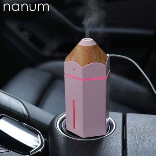 Mini Pencil Humidifier Essential Oil Diffuser 230ml Aroma Lamp LED Night Light USB Ultrasonic Fogger Car Air Freshener