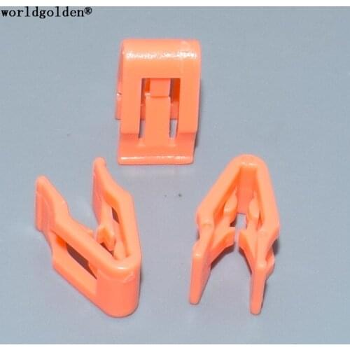 Worldgolden 100pcs plastic fasteners Retaining Clip