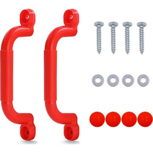 Children Playground Climbing Wall Handle Slide Armrest Kids Safety Handles with Finger Grips for Climbing Frame Play House Set