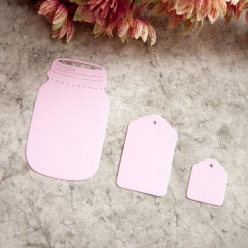 Wishing Bottle Cutting Dies Stencil DIY Scrapbooking Embossing Album Paper Card QW