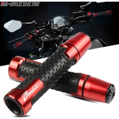 Motorcycle knobs Anti-Skid Handle ends Grips Bar Hand Handlebar For SUZUKI Bandit 1250 250 400 650 GSF650 bandit 1200 BANDIT250