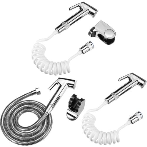 Handheld Bidet Spray Shower Head Shattaf Toilet with Hose Kit
